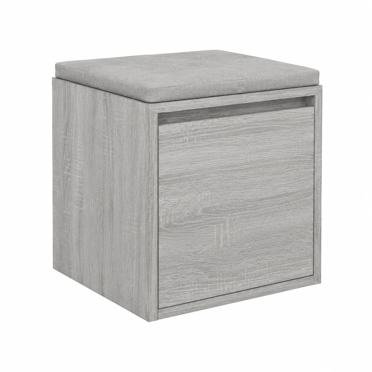Cassettiera in Legno Grigio Sonoma con Cassetto, 40,5 x 40 x 40 cm, Ideale per Camera da Letto, Soggiorno, Corridoio e Ufficio
