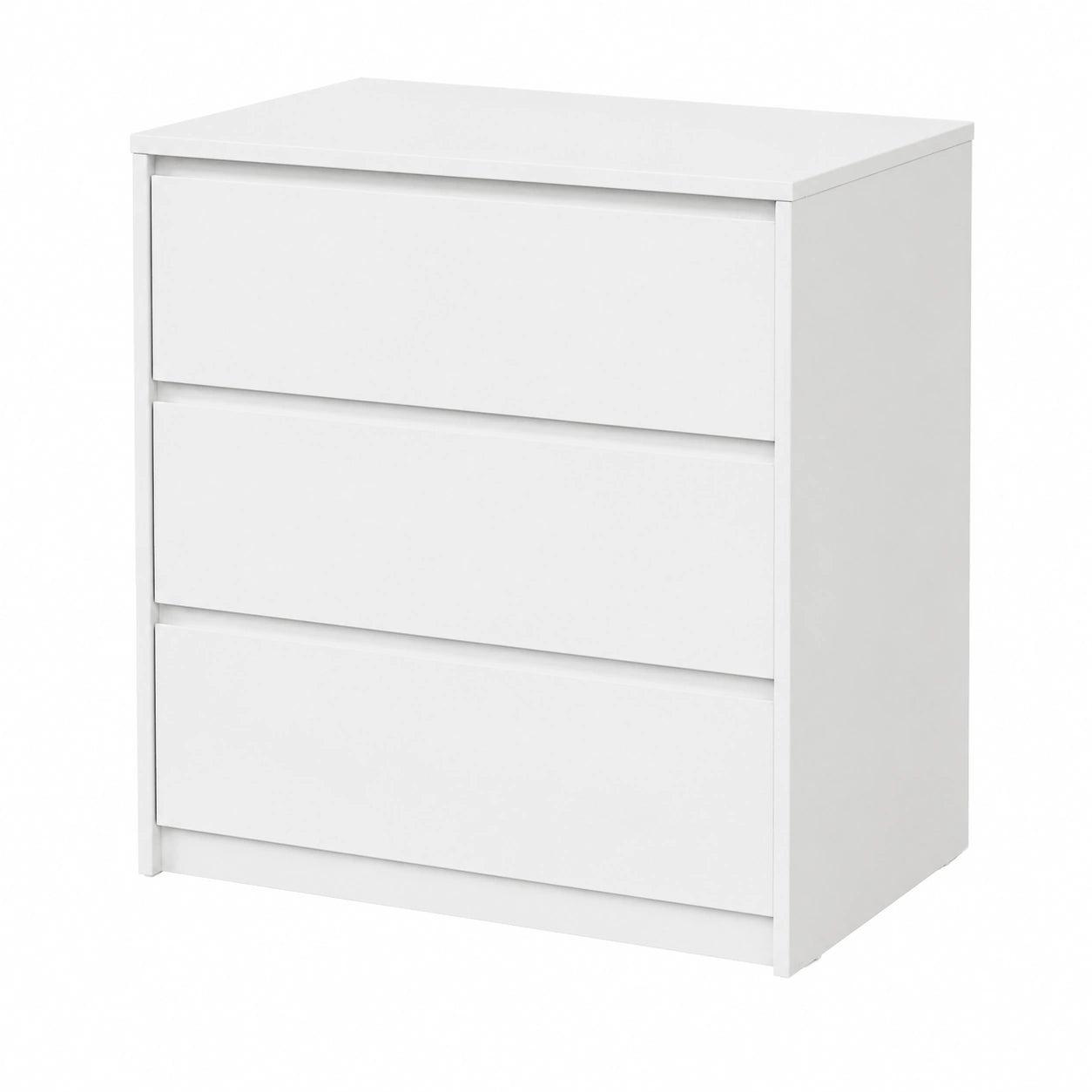 Cassettiera per Bambini Webaby con 3 Cassetti in Legno Bianco, 71x48x72,5 cm