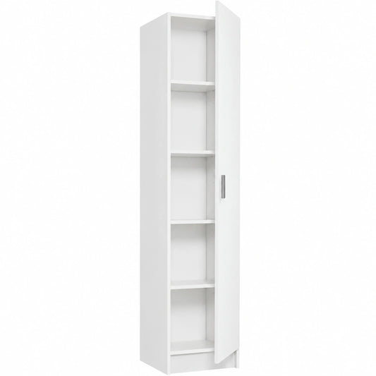 Armadio Multiuso Kawai A1 13Casa, 37x37x180 cm, Bianco, Melamina